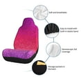 thumbnail image 6 of Sikiie Light Purple Glitter Car Seat Covers 2PCs Front Car Seat Covers Universal fit for Most Cars SUVs and Trucks-1, 6 of 9