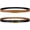 1pcs-black/Brown(antique Gold Buckle), variant on Skinny Reversible Belts for Women, Two-in-one Women Thin Belt for Dresses Jeans Pants with Gold Buckle