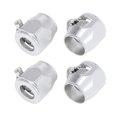 thumbnail image 1 of Unique Bargains 4pcs AN12 Hex Gold Tone Car Hose Finisher Clamp Adapter Line End Cover Connector, 1 of 6