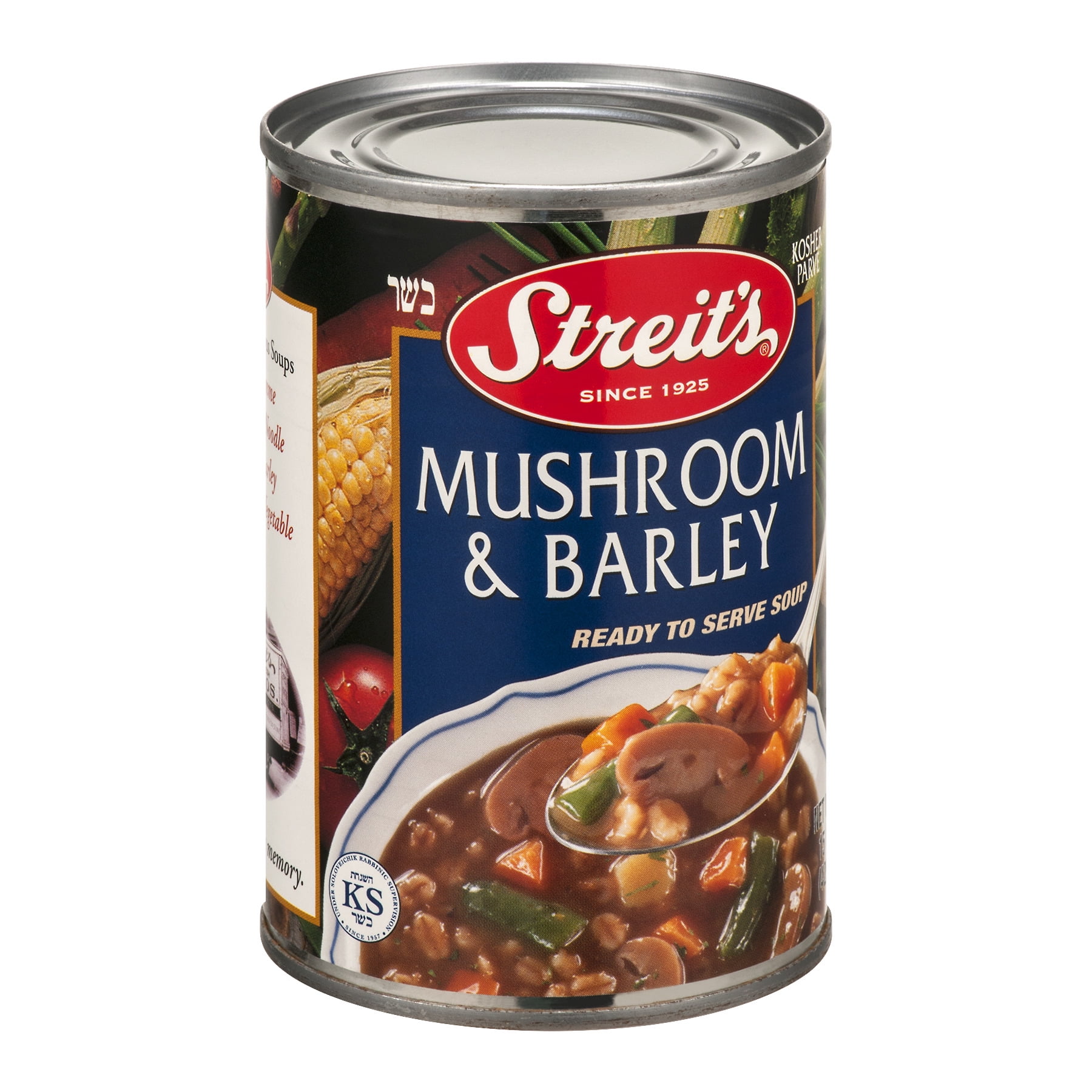 (4 pack) Streit's Mushroom & Barley Soup, 15 oz