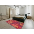 thumbnail image 4 of Ahgly Company Indoor Rectangle Patterned Red Abstract Area Rugs, 8' x 10', 4 of 6