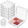 thumbnail image 1 of MOVTOTOP Transparent Plastic Makeup Palettes with Tight Sealing and Grid Design for Easy Organization 6 Pcs, 1 of 7
