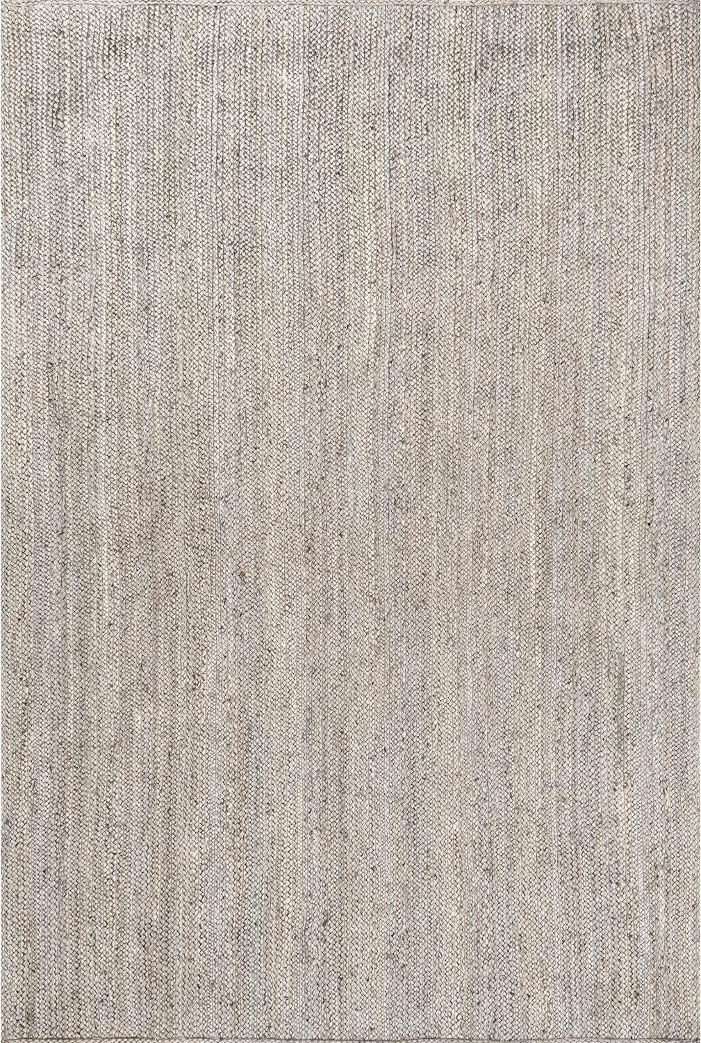Handmade Braided Natural Grey Jute Area Rugs ,Home Décor Rugs Size 2 x 4 Feet ( 60 cm x 120 cm )
