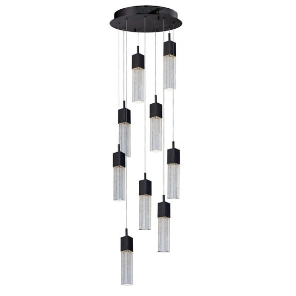 E22769-89BZ-ET2 Lighting-Fizz III-67.5W 9 LED Pendant in Mediterranean style-15.75 Inches wide by 12 inches high-Bronze Finish