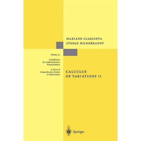Grundlehren Der Mathematischen Wissensch Calculus of Variations II, Book 311, (Paperback)