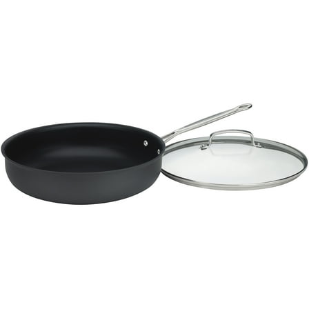 Cuisinart Chef's Classic Nonstick Hard Anodized 12" Deep Frying Pan with Cover