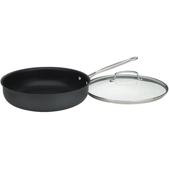 Cuisinart Chef's Classic Nonstick Hard Anodized 12" Deep Frying Pan with Cover