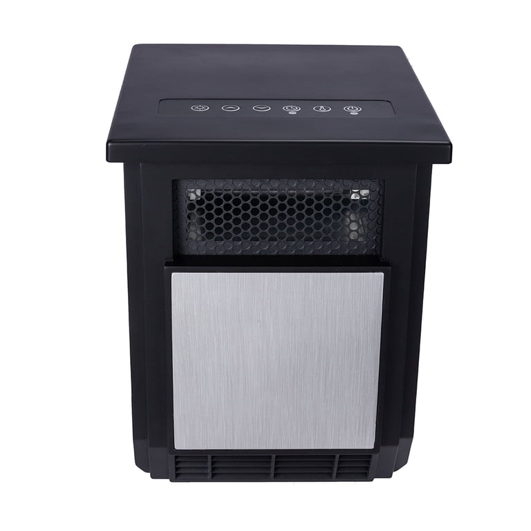 Mainstays 1500W Freestanding 4-Element Infrared Cabinet Space Heater  Indoor, Black - Walmart.com