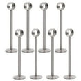 thumbnail image 1 of MasteelfCA 8Pcs Ceiling Mount Brackets Stainless Steel Brackets Curtain Rod Support Racks, 1 of 7