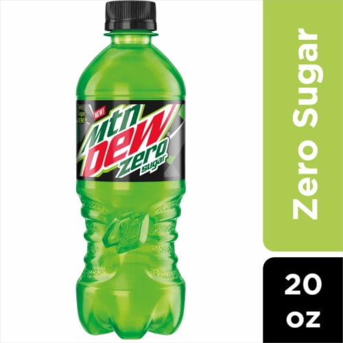 2X - Mountain Dew Zero Sugar Soda Bottle