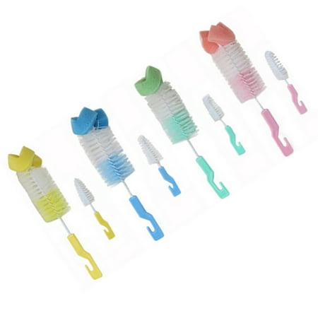 

CHOMOEN Milk Bottle Brushes Sponge Cleaning Small Brush Cleaner Set Accessories