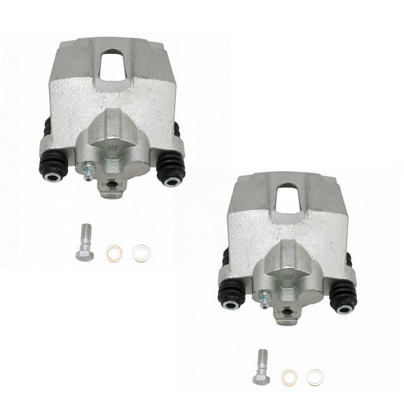 TRQ Rear Brake Caliper Set Compatible with 2004-2011 Ford F-150 2004 F-150 Heritage 2006-2008 Lincoln Mark LT