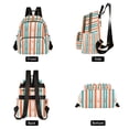 thumbnail image 4 of FORMRS Mini Backpack Purse for Women Quilted Travel Daypack Casual Shoulder Bag, Simple Nautical Pattern, 4 of 7