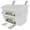 White, variant on Homerr Chicken Feed Trough Poultry Feeder with Clips Hanging Chicken Feed Trough Set 2Pcs, Large Capacity, BPA-Free
