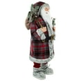 thumbnail image 4 of Alpine Santa Claus with Snowshoes and Skis Christmas Figure - 36", 4 of 5