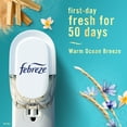 thumbnail image 4 of Febreze Plug In Air Freshener, Odor-Fighting Oil Refill, Warm Ocean Breeze, 2 Refills, 4 of 11