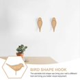 thumbnail image 2 of 2 Pcs Clothes Hooks Bird Shaped Hat Hooks Wall Mount Hooks Coat Hanging Hooks, 2 of 4