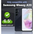 thumbnail image 2 of Privacy Screen Protector for Samsung Galaxy A35 5G with Camera Lens Protector[2+2 Pack], Anti-Spy Tempered Glass Film,9H Hardness,Anti-Scratch, 2 of 6