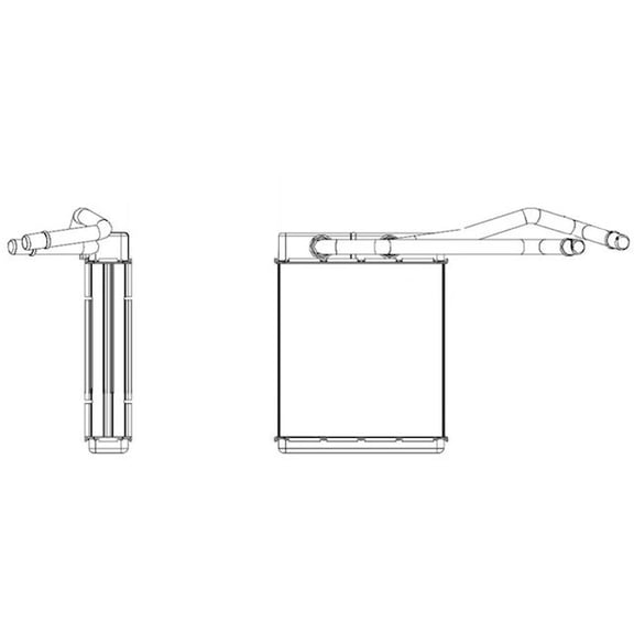 Heater Core - Compatible with 1999 - 2003 Ford F-350 Super Duty 2000 2001 2002