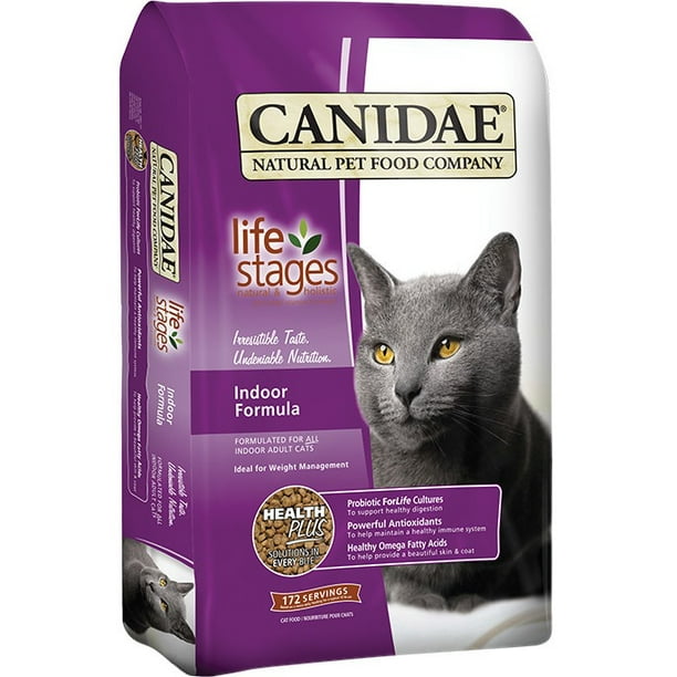 Canidae Life Stages Indoor Formula Adult Dry Cat Food, 8lb bag
