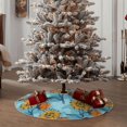 thumbnail image 4 of Bingfone Christmas Tree Skirt Mat Christmas Decoration Interior 48" -Sunflowers, 4 of 6
