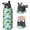 Alien UFO Pale Green Pattern, variant on Alien UFO Pale Green Pattern Insulated Water Bottle with Straw, Vacuum Insulated Stainless Steel Drink Container Built-in Carry Handle Gifts Ideas for Teens Adults Office Workers Teachers