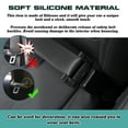 thumbnail image 4 of Xotic Tech 2PCS Interior Black Anti-Scratch Car Seat Belt Buckle Sleeve Safety Covers Protector Universal for Cars, Vans, Trucks, 4 of 8