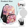 thumbnail image 7 of Jeiento Kids Backpack And Lunch Box Set 4-Piece 17 Inch Cartoon Axolotl School Supplies for Elementary Boys Girls, Includes Lunch Bag, Pencil Case, 2 Bookmarks for Back to School, 7 of 7