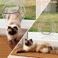 thumbnail image 3 of WALFRONT Pet Door Cat Flap Door 4 Way Locking Cat Doors for Cats, Small Dogs, Puppy,Glass Window, 3 of 6