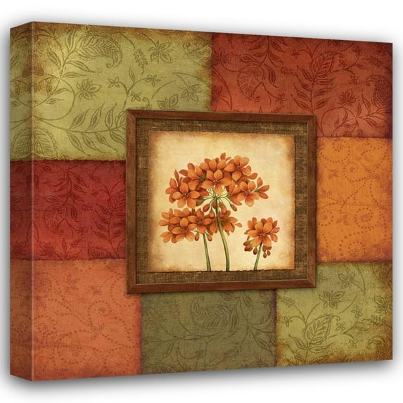 Delphine Corbin 15x15 Gallery Wrapped Canvas Wall Art Titled - Serenity I