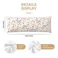 thumbnail image 3 of Fotbe Wildflower Watercolor 3 Funda para Almohada Corporal con Diseño, Funda de Microfibra Ultrasuave de 20x54 Pulgadas, Ropa de Cama Elegante, 3 of 7