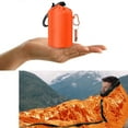 thumbnail image 4 of De Dormir De Supervivencia De Emergencia, Película Aluminizada Pe, Tienda De Campaña De Emergencia Con Silbato Y Mosquetón 2 Sacos Eigraketly HA047101-01, 4 of 6