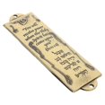 thumbnail image 3 of Blessed Door Decoration Metal Mezuzah Home Decoration Golden Metal for Protection 1Pcs, 3 of 5