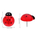 thumbnail image 2 of OULII 20Pcs Creative Ladybug Pushpins for Home Office Bulletin Board Notice Colored Pins, 2 of 8