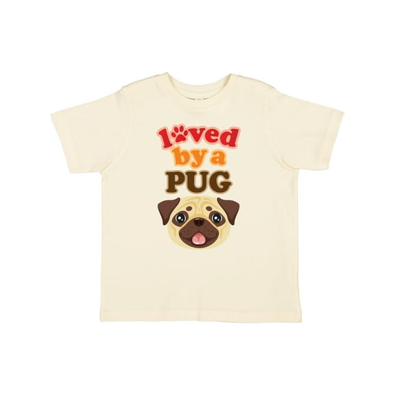 Inktastic Pug Dog Loved by a Pug Boys or Girls Toddler T-Shirt