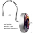 thumbnail image 3 of HemaKayy 12 Pcs Decorative Shower Curtain Hooks - Stainless Steel Rings for Bathroom Decor - Easy Glide & Secure Hold - Perfect Decoration for Bathroom Shower Rods - Animal Bear, 3 of 5