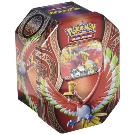Pokemon Mysterious Powers 2017 GX Booster Tin, In this tin, you'll find, at random, a foil Pokémon-GX cards of either Ho-Oh-GX, Neuroma-GX, or Mar shadow-GX By