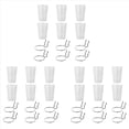 thumbnail image 1 of 18 Juegos de Contenedores de Tablero Perforado con Anillos de Tablero Perforado con Tazas de Tablero Perforado Accesorios para Soporte de Vasos Transparentes, 1 of 5