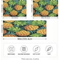 thumbnail image 2 of Tropical Pineapple Satin Pillowcase for Hair and Skin Silk Pillowcase, Standard Size(20x26 inches) - Slip Cooling Satin Pillow Covers with Envelope Closure（398） Home Decor Gifts, 2 of 7