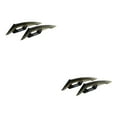 thumbnail image 2 of relayinert Plastic Aerodynamic Spoiler Wing Moto 250SR Sticker Motorcycle Motorcycle Motorcycle Accessories black 2Set, 2 of 6