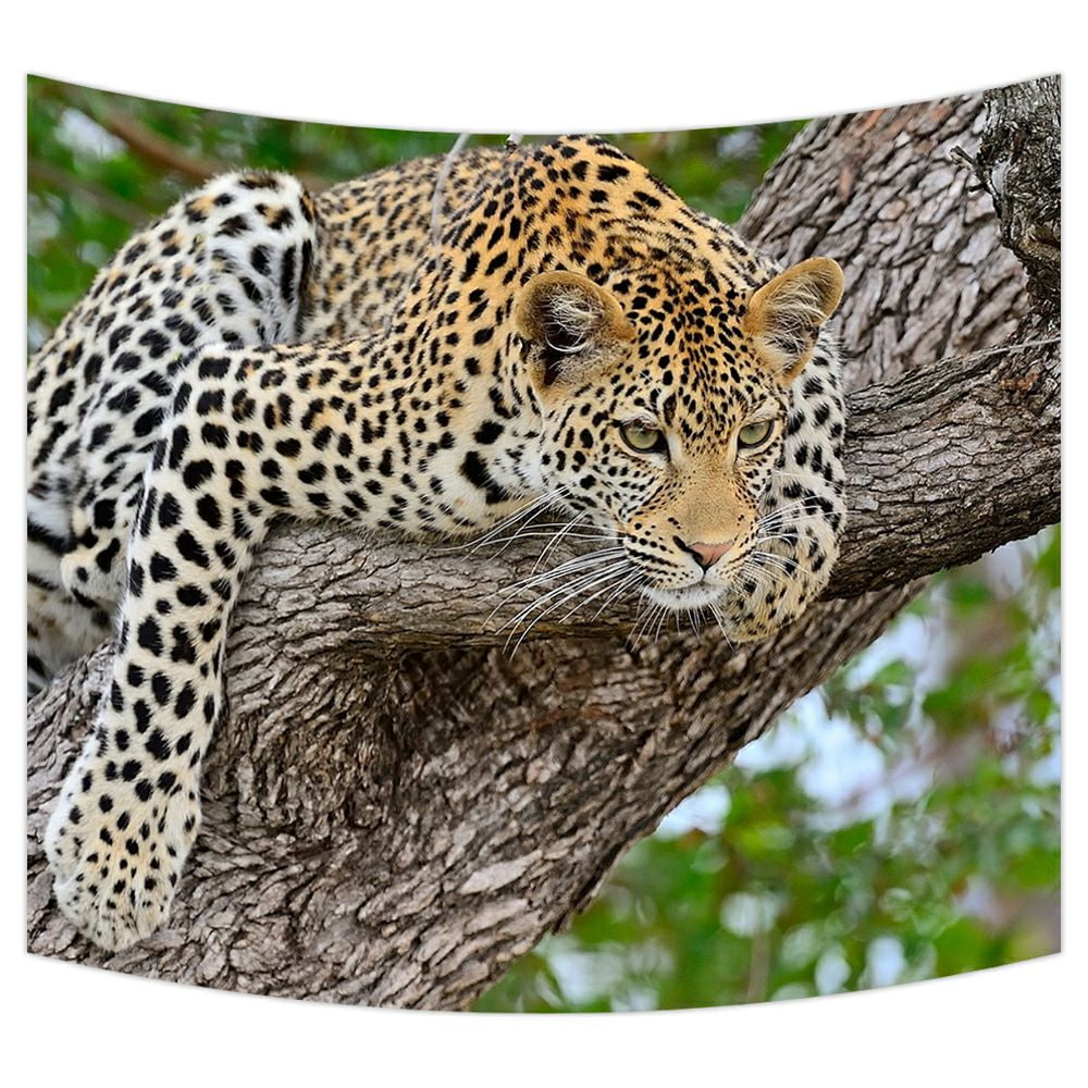 ZKGK Animals Leopard Tapestry Wall Hanging Wall Decor Art for Living