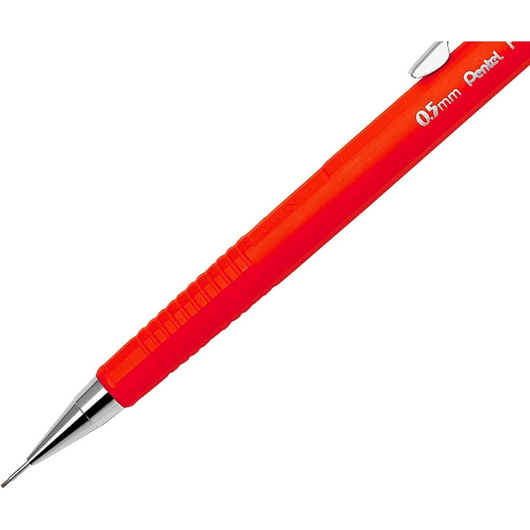 Vintage PENTEL P205 Mechanical Pencil Black Plastic & Chrome 0.5 Mm