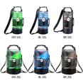 thumbnail image 3 of Green 10L Bolsa seca impermeable de 10l y 20l, mochila de almacenamiento para natación, Rafting, kayak, río, Trekking, navegación flotante, Canoing, bolso de mano, 3 of 5