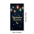 thumbnail image 3 of LUUFILx Ramadan Kareem Banner Lantern Lights Decorative Festival Backdrop Party Supplies Event Celebration Graphic Islamic Decor Background, 3 of 9