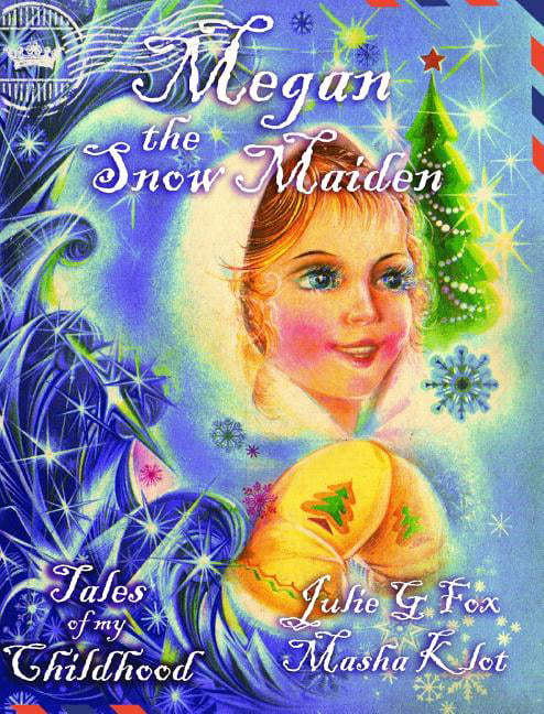 Vintage Mini 4" Book Snow Maiden English Russian old Children Fairy Tales Folk 