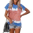 thumbnail image 5 of Birdeem Mode Femmes Été T-Shirt Imprimé Ample Col Rond Manches Courtes Blouse Décontractée, 5 of 5