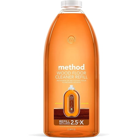 Method Squirt + Mop Hardwood Floor Cleaner Refill Almond 68 Ounce