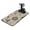 Nautical, variant on Farm Animal Coffee Maker Mat - Non-Slip 4-Layer Mat with Rooster and Floral Pattern