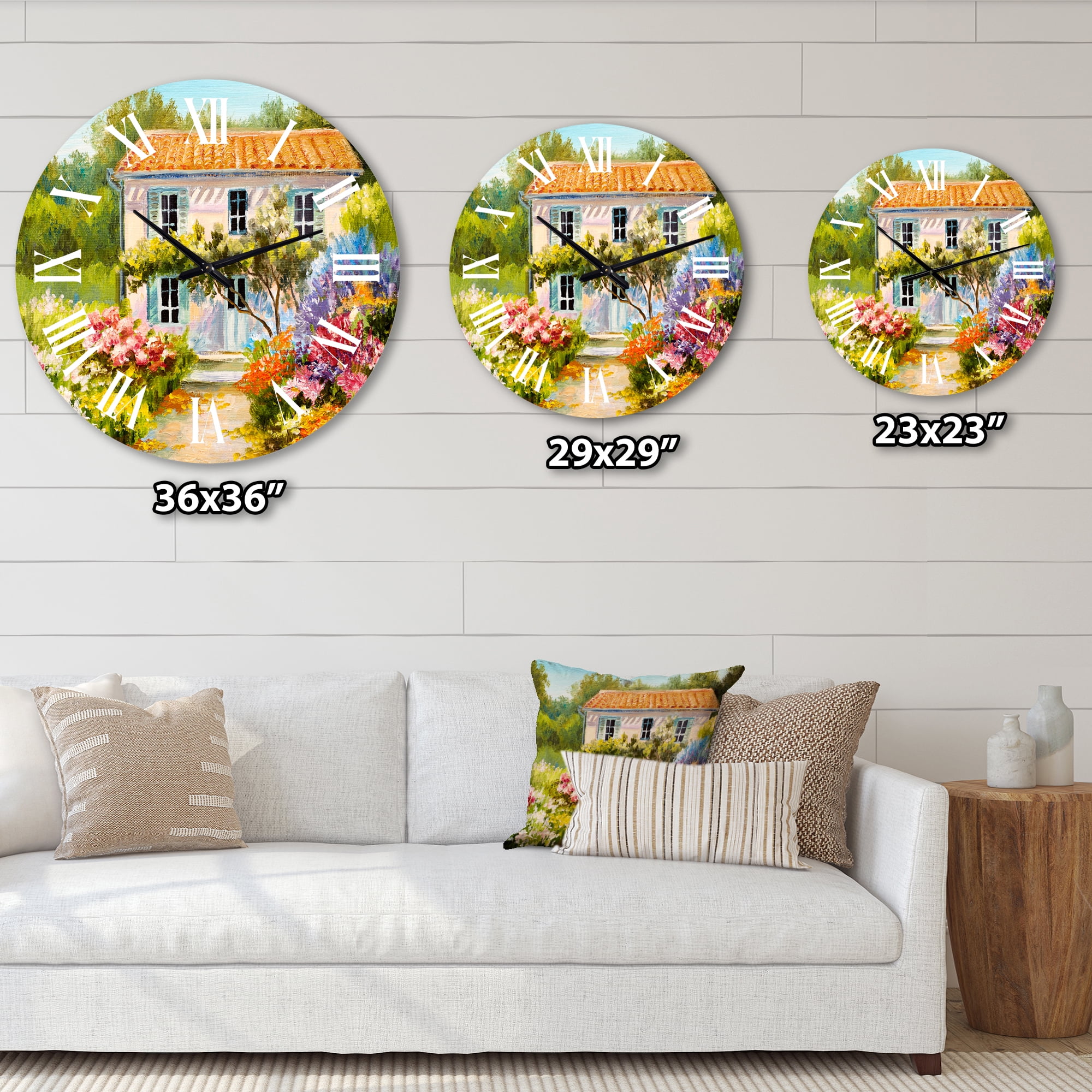 Designart 1 in Quartz Traditional Wall Clock