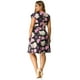 thumbnail image 5 of Vestido Floral Agnes Orinda Cuello V Manga Japonesa Negro 5XL, 5 of 6